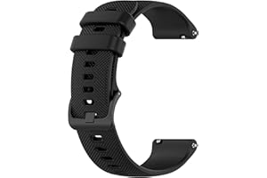 OcioDual Silikonowy pasek do zegarka, szybkie uwalnianie, kompatybilny z uniwersalnymi modelami 20mm-22mm-18mm, unisex