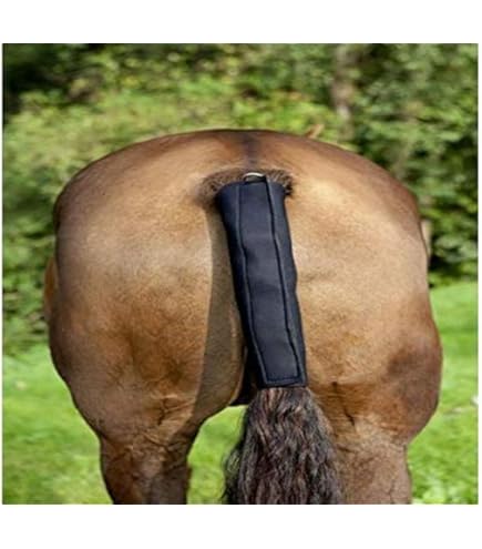 HKM Softopren Schweifschoner Schwarz - Weicher Pferdeschweifschoner Aus Polyester