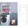 Relaxdays Mobile Sopra Lavatrice, Scaffale Rialzato Con 3 Ripiani Per Lavanderia E Bagno