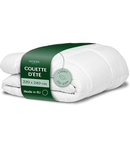Dreamzie Housse de Couette 220x240 cm avec 2 Taies d'oreiller 65x65 cm, Motif Feuilles Vert Sauge, Parure de Lit 220x240 Adulte avec Fermeture Éclair, Linge de Lit 2 Personnes, Oeko TEX