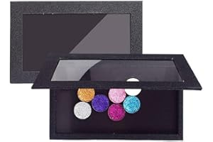 AGATIGE Palette di ombretti vuota, vassoi magnetici professionali per il trucco fai da te per ombretto, rossetto, evidenziatore, fard, polvere, 20,5 x 12,4 cm