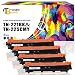 Produktbild 4-Packung Toner Bank Toner Kartuschen Kompatibel mit TN-241 TN-245 TN-241BK TN-245C TN-245Y TN-245M toner für brother 3142cw 3152cdw für Brother HL-3140CW 3170CDW MFC- 9340CDW DCP-9020CDW, Schwarz-2500, Cyan/Magenta/Gelb-2200