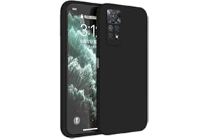 Topme Funda para Redmi Note 11 Pro/Note 12 Pro(4G) / Note 11E Pro (6.67" Inches) Carcasa Caja Case Estuche, Funda Protectora de Piel de Silicona TPU - Negro
