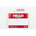 Montana 'Hello My Name is...'Sticker and Marker Pack Red