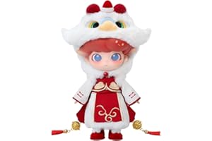 POP MART DIMOO Auspicious Lion 1/8 Action Figure de Acción Popular Figura Coleccionable y Adorable Juguete Artístico Regalo Creativo 1PC