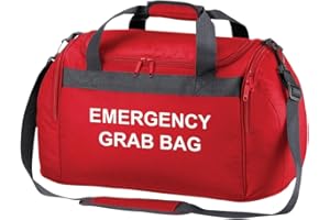Workwear World Emergency Grab Bag Printed Home Evacuation & Car Winter Safety Kit Compact Holdall Bag