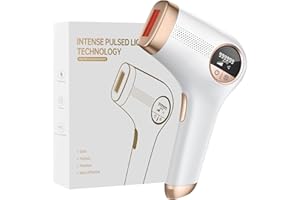 LUBEX 600NM IPL Geräte Haarentfernung Laser, 999900 Blitze Effizient Haarentfernungsgerät mit 5 Energiestufen Hause Epilierer für Männer, Frauen, Gesicht, Achseln, Beine und Körper