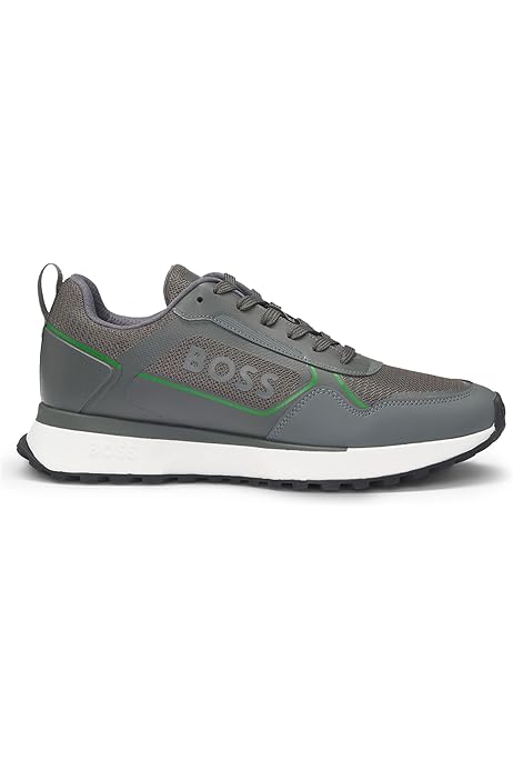 Scarpe Da Tennis BOSS Courtstride - Uomo, Pelle Di Vacchetta, Suola In Gomma E EVA, Design Elegante