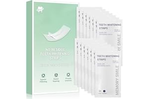 LULLU Tiras Blanqueadoras Dientes Blanqueador Dental - 28 Teeth Whitening Strips Blanqueamiento Dental en Casa 14 Tratamientos Seguro para Dientes Blancos White para el Café Vino, Tabaco y Otras Manchas