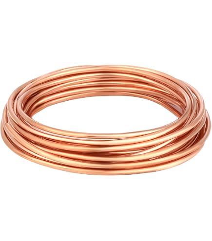 Lotbun Kupferlackdraht – 10 Meter, 5 Mm, 0,25 Mm²? – Emailliert, Für Transformatoren, Motoren & Schmuck-Basteln