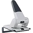 Leitz Heavy Duty Hole Punch, 65 Sheets, Guide Bar with Format Markings, Metal, 51800084 - Silver