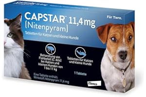 ELANCO DEUTSCHLAND GMBH CAPSTAR 11,4 mg Tabletten f.Katzen/kleine Hunde 1 St