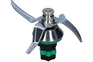 LUTH Premium Profi Parts Couteau mélangeur en acier inoxydable avec joint Couteau mixeur Lames de rechange Accessoire compatible avec le robot ménager robot de cuisine Thermomix Vorwerk TM5 TM 5