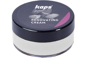 Crema Ristrutturante Riparatrice per Scarpe in Pelle Liscia e Borse, Copri Graffi e Screpolature, Kaps Renovating Cream, 10 colori