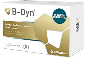 METAGENICS B-Dyn - Sostiene il Sistema Nervoso, il Metabolismo dell'Omocisteina - Aiuta in Caso di Stanchezza - 90 compresse