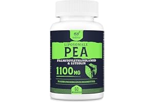 ‎SOLAVICA Liposomale Palmitoylethanolamid (PEA) 1100 mg mit Luteolin, Mikronisiertes PEA - Hohe Reinheit, Hochwertige Absorption, (1er Pack)