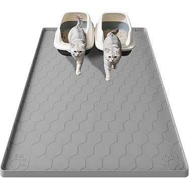 Kattenbakmat, 71 x 56 cm, zacht siliconenmateriaal, gemakkelijk te