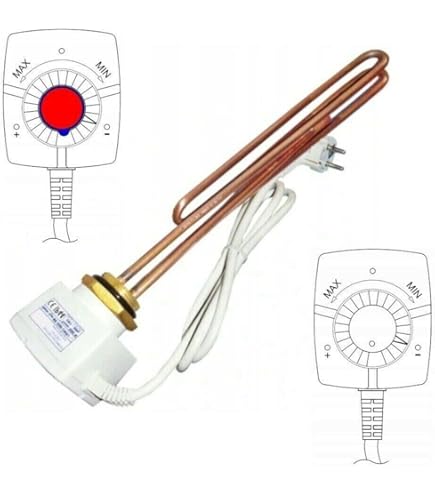 Heizstab Aus Edelstahl 44 Cm, 600 Watt Für Badheizkörper | Heizpatrone Von Szagato