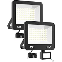 Projecteur LED Extérieur 50W 5000LM - IP67 étanche Pour Jardin Terrasse