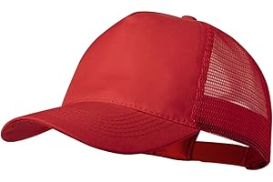 BLUECHOLON Gorra Trucker, Casual Cap, Gorra de Béisbol 5 Paneles con Malla en la Parte Trasera, Ajustable con Cierre de Plástico. Gorra Hombre Mujer Verano.