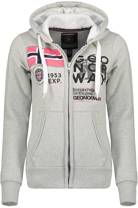 Sweatshirt Felpa Norway Amazon Norway Tuta Pile Donna Geographical