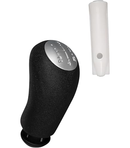 Pommeau Levier Vitesses 5 Vitesses + Cache-Soufflet - Compatible Renault Dacia Logan/Sandero/Stepway - Viviance