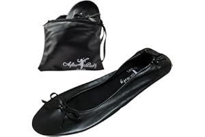 After Party Pumps® Ladies Roll Up Shoes Fold Up Pumps with Carrier Pouch 3 Ranges Original Animal Sequin
