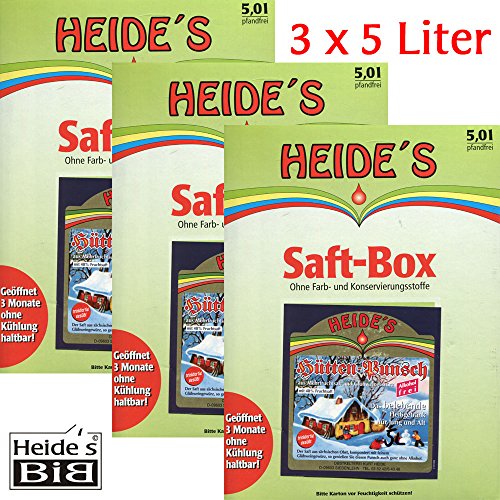 Preisvergleich Produktbild Hüttenpunsch alkoholfrei 3er-Pack, 3 x 5 Liter