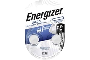Energizer - ostateczny lit, paczka 2 pali Cr 2025, długoterminowy lit dla określonych potrzeb, bez dodatku rtęci i 20 -letni okres użytkowania
