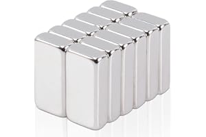 ‎MIN CI MIN CI 12 Stück Magnete Stark, 20x10x3mm Kleine Magnete Starker Neodym Magnete für Magnettafel Küchenschrank Rechteckige Whiteboard Magnet Fotos Postkarte Büro