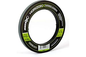 ‎MATRIX Fox Matrix Horizon X Tapered Shock Leader - 5 Vorfächer zum Feederangeln, Schlagschnur Montagen zum Feedern auf Friedfische