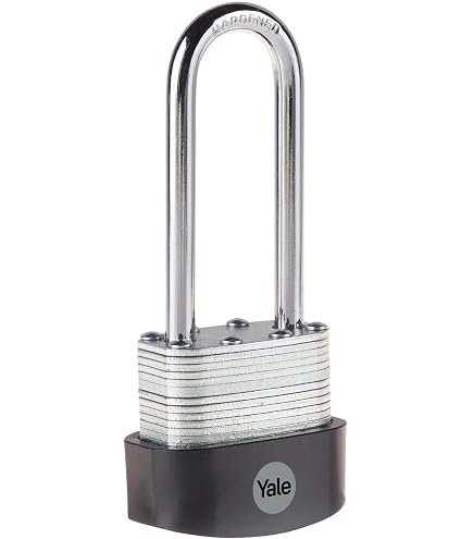 Lucchetto Di Sicurezza Esterno 50 Mm Impermeabile - Grillo In Acciaio, Con 4 Chiavi, Garanzia 1 Anno