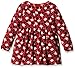 Polarn O. Pyret Baby-Girls Flowery Print Long Sleeve T-Shirt, Red (Poppy),1-1.5 years