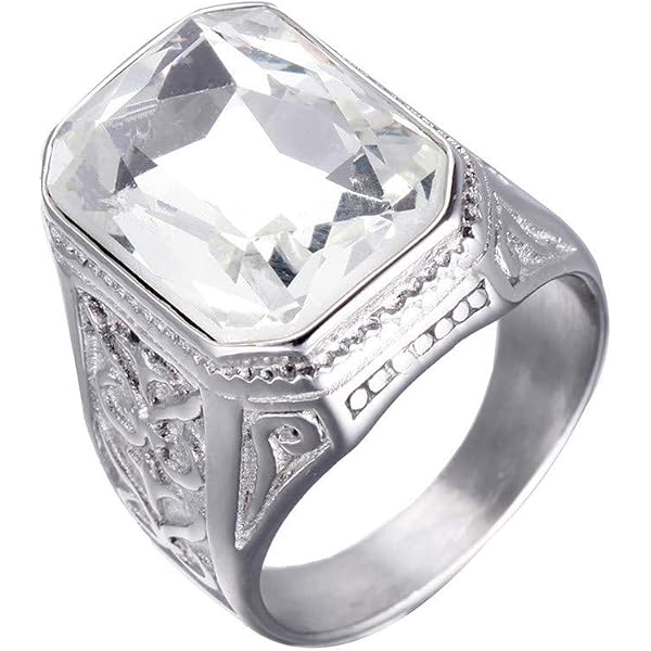 Bague Chevalière Ovale Bobijoo - Acier Inoxydable Plaqué Or Avec Rubis - Homme/Femme