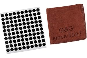 harayaa 0.5'' Snooker Table Dots Self Adhesive Spot Marker with Pool Cue Clean Towel