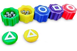 TOYPLASH - Set 5 Dadi Gioco Gonggi Korean Game - Gioco Gonggi Original - Gong-gi Game Tradizionale - Giochi Coreani Bambini e Adulti - Gongi Dadi Korean - Giochi Abilità (Sacchetto di plastica)