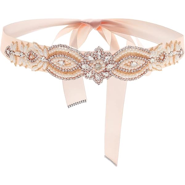 Craspire Cristal Strass Applique 4 Pièces De Mariage Applique Fer Sur Patch Strass Hot Fix Applique Pour Mariage De Mariée Sash Cristal Ceinture Robe DIY Couture Talons Hauts Gâteau-Champagne Or