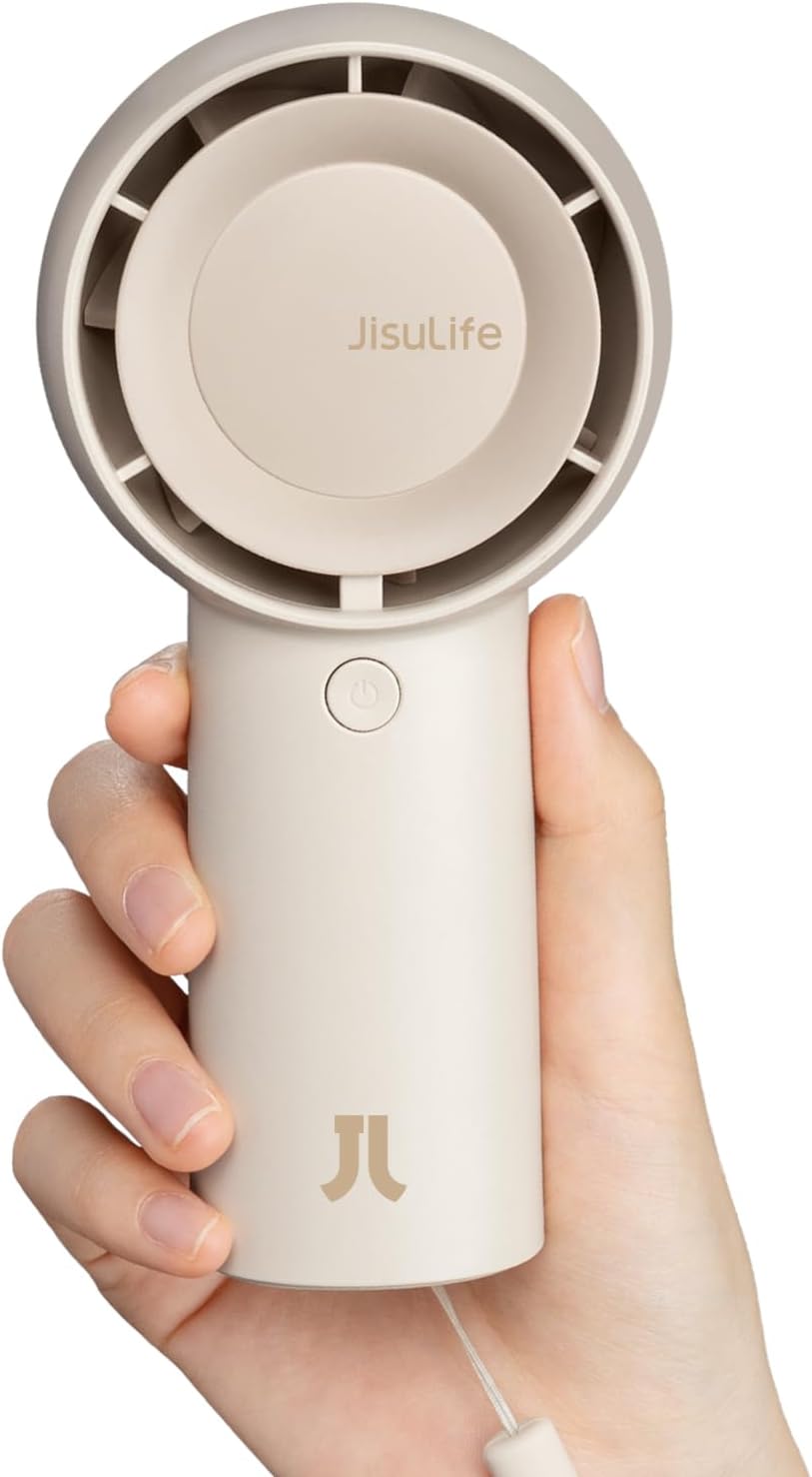 JISULIFE Handheld Portable Turbo Fan [16H Max Cooling Time] review