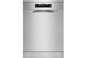 AEG 7000 Series Dishwasher FFB73727PM, MaxiFlex SatelliteClean Glasscare Freestanding Dishwasher, 60 cm, 15 place settings, QuickLift, AirDry, Energy Class D, Stainless Steel