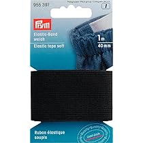 Nastro Elastico Prym Soft Bianco 40mm X 1m - Per Gonne E Pantaloni - Foto 3