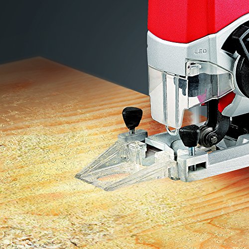 Einhell Akku Stichsäge TE-JS 18 Li Solo Power X-Change (Lithium Ionen, 18 V, max. 80 mm, 4-Stufen Pendelhub, Absaugadapter, Parallelanschlag, LED-Licht, ohne Akku und Ladegerät) - 9