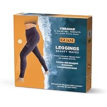 Guam Fibramar Leggings Classico Taglia L-XL - Anticellulite Con Alghe Marine, Unisex, Nero - Foto 5