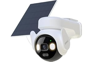 Imou 4G LTE Caméra Surveillance WiFi Exterieure sans Fil, 3K Caméra Solaire 4G avec Carte SIM, AOV 24/7 Enregistrement, 360°, 2.4GHz WiFi, 25M Détection Humaine/Véhicules,Mode Privé, Carte SD Incluse