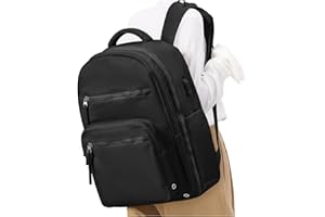 winspansy Zaino da Viaggio Aereo Bagaglio a Mano Easyjet 45x36x20 Borsa da Viaggio Cabina per 40x20x25 Ryanair Donna Zaino Impermeabile Travel Backpack Nero