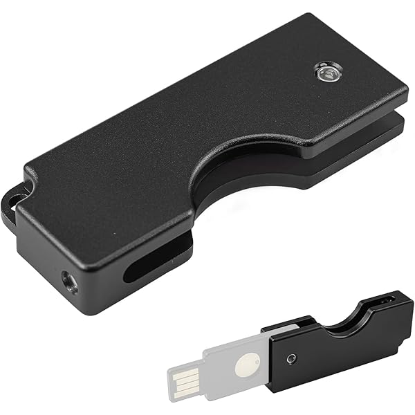 Kaarthouder Voor YubiKey 5 NFC En 5C Beschermhoes Houder Met Anti Verliessleuf Portemonnee Rugzak Beveiligingssleutel Niet Inbegrepen 1 Zwarte Sleuf 3389672006