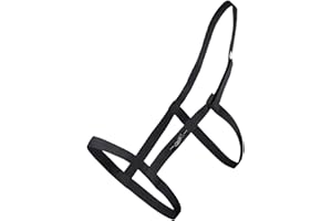 ARBO-INOX® - Halfter - Weidehalfter - Nylon - ohne Metallschnallen - schwarz (Pony)