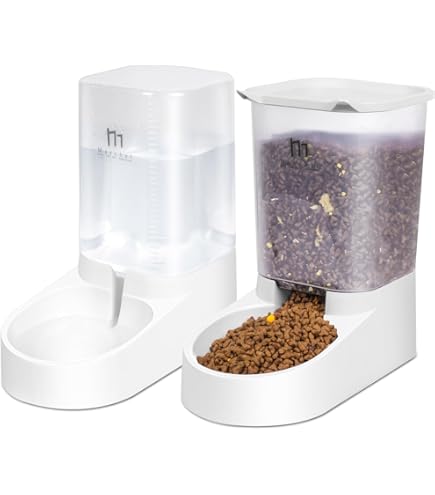 Belle Vous Pink Automatic Water Dispenser/Feeder Pet Food