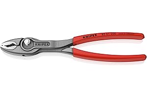 KNIPEX TwinGrip Front- und Seitengreifzange auf SB-Karte mit rutschhemmendem Kunststoff überzogen 200 mm, 82 01 200