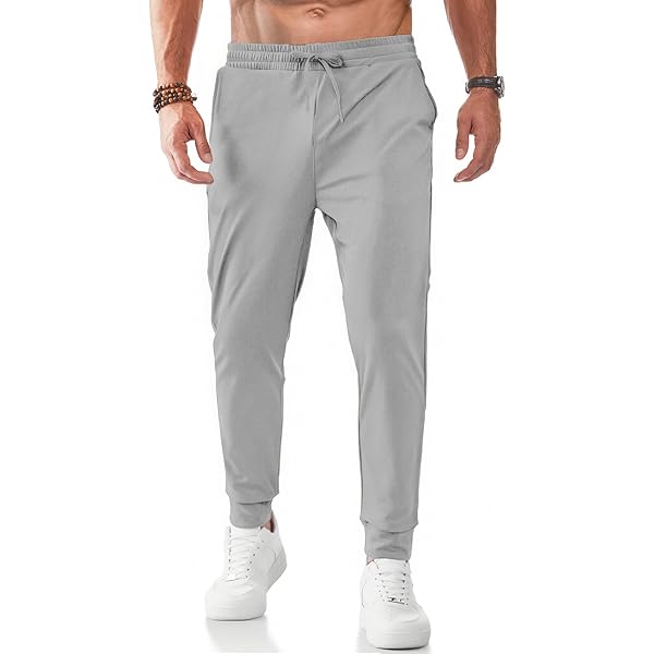 Pinspark Joggingbroek Heren Lichtgewicht Trainingsbroek Lange Sportbroek Slim Fit Vrijetijdsbroek Met Ritssluiting Trekkoord Hardloopbroek Jogger Voor
