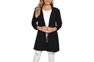 MINTLIMIT Women Long Lapel Blazer Tailored Long Sleeve Oversized One Button Coat Jacket Formal Suit